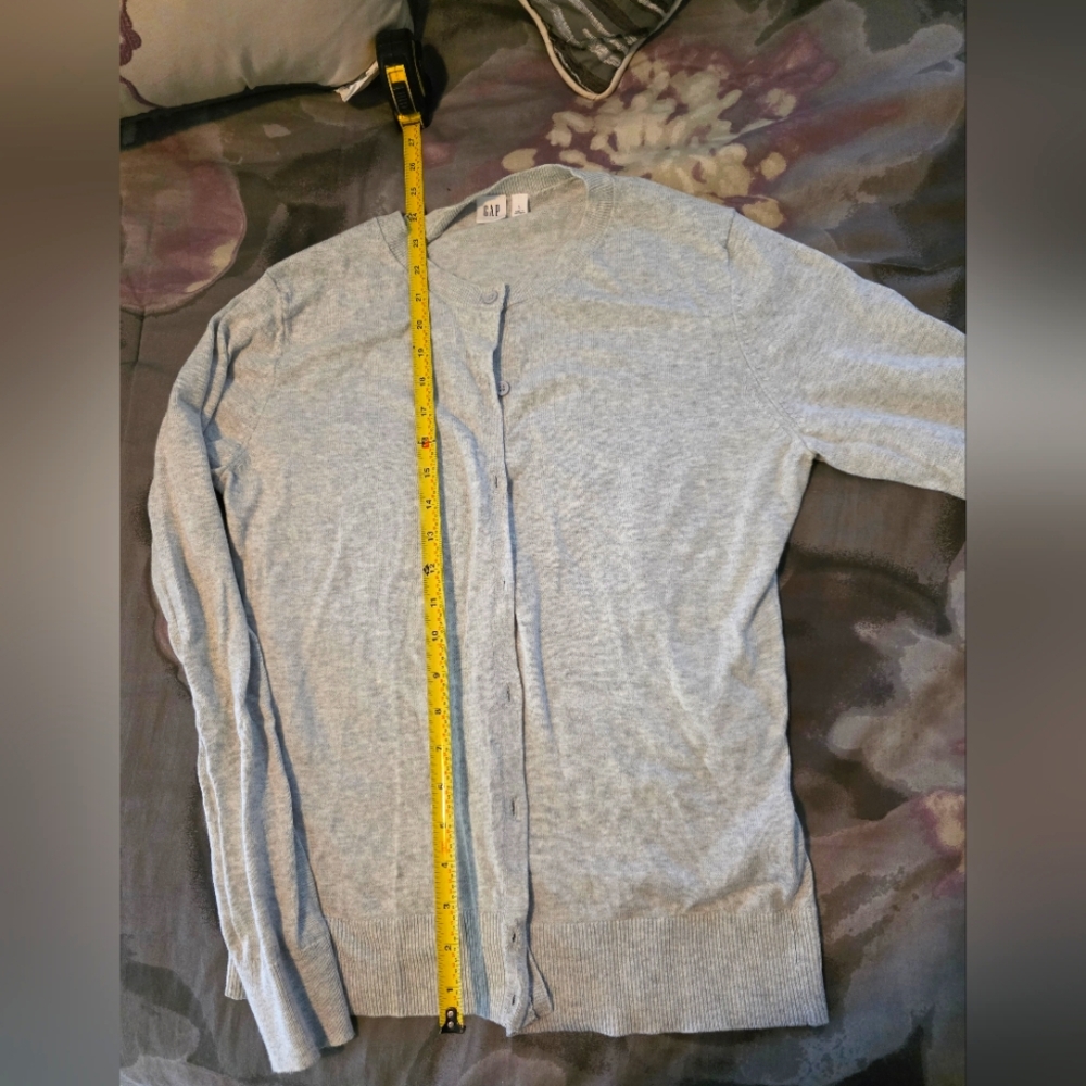 Light Gray Cardigan Sweater